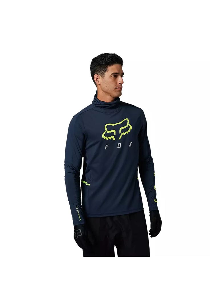 Polera Moto Ranger Drive Azul Fox-4