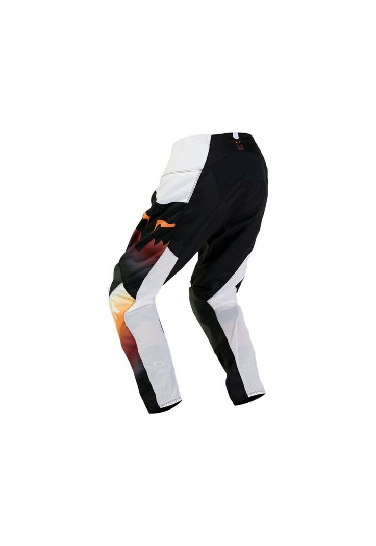 Pantalon Moto Niño 180 Flora Negro Fox-1