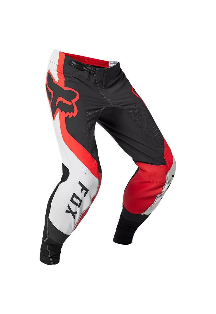 Pantalon Moto Flexair Efekt Negro/Rojo/Blanco Fox-0