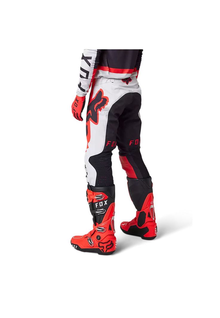 Pantalon Moto Flexair Efekt Negro/Rojo/Blanco Fox-2