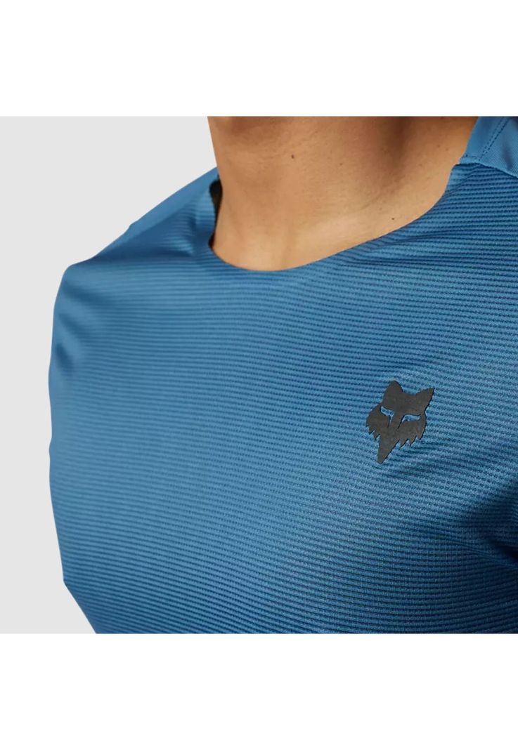 Polera Bicicleta Flexair Ascent Azul Fox-3