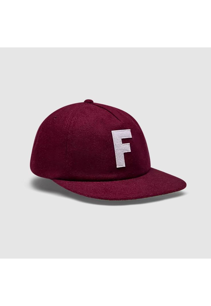 Gorro Jockey Lifestyle Big F Adjustable Wool Rojo Fox-0