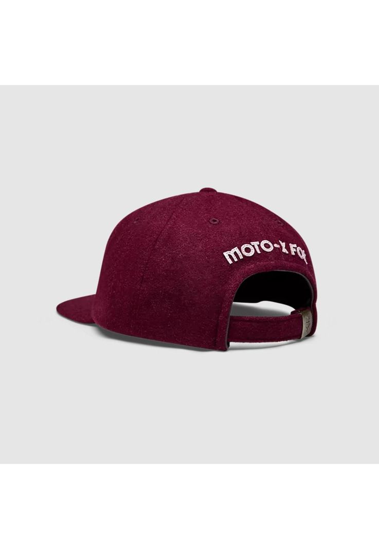 Gorro Jockey Lifestyle Big F Adjustable Wool Rojo Fox-1