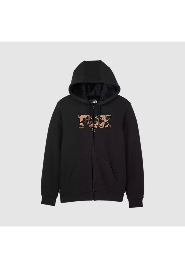 Poleron Lifestyle Cienega Sasquatch Zip Negro Fox-0