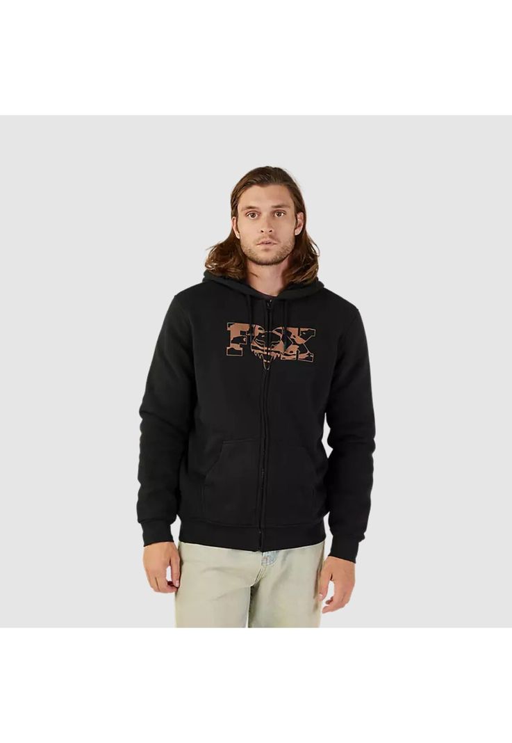 Poleron Lifestyle Cienega Sasquatch Zip Negro Fox-2