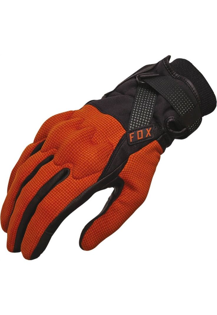 Guantes Moto Bomber Pro Stealth Naranjo Fox-0
