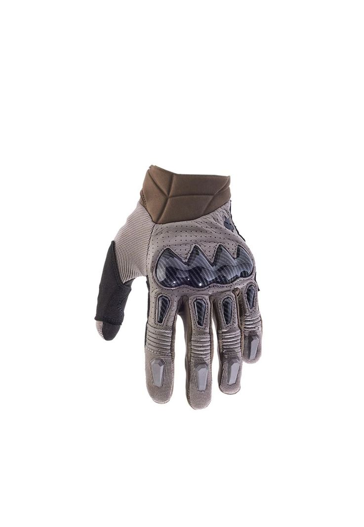 Guantes Moto Bomber Cafe Claro Fox-0