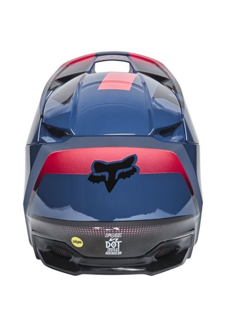 Casco Moto Niño V1 Dier Ece Azul/Rosado Fox-3