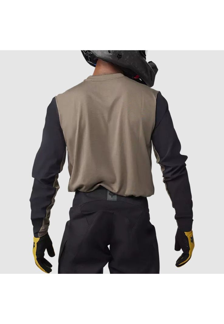 Polera Moto Ranger Off-Road Amarillo Mostaza Fox-3