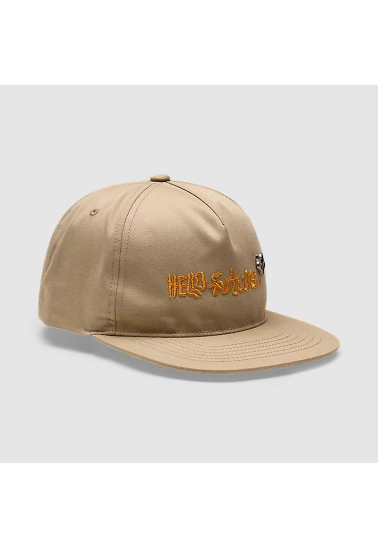 Gorro Jockey Lifestyle Hello Future Sanpback Cafe Fox-0