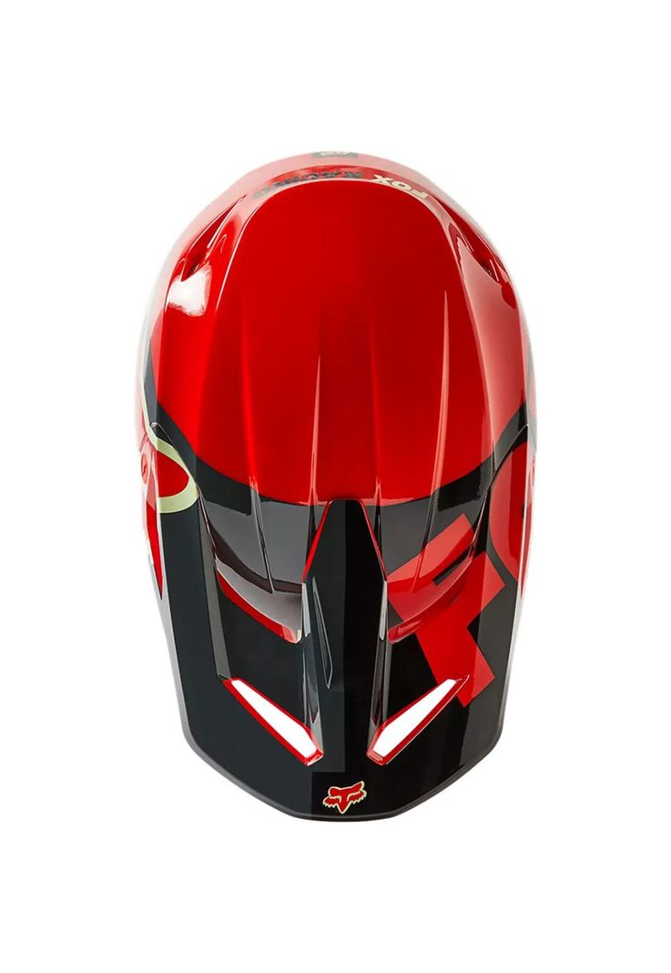 Casco Moto V1 Xpozr Rojo Fox-3