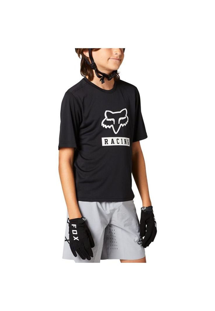 Polera Bicicleta Niño Ranger Negro Fox-0