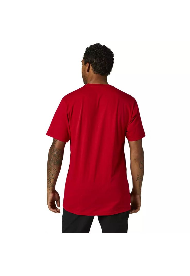 Polera Lifestyle Pinnacle Rojo/Negro Fox-1