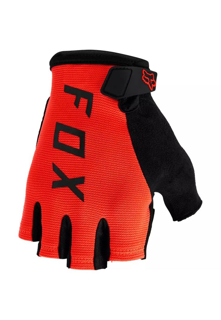 Guantes Bicicleta Ranger Gel Half Finger Naranjo Fox-0