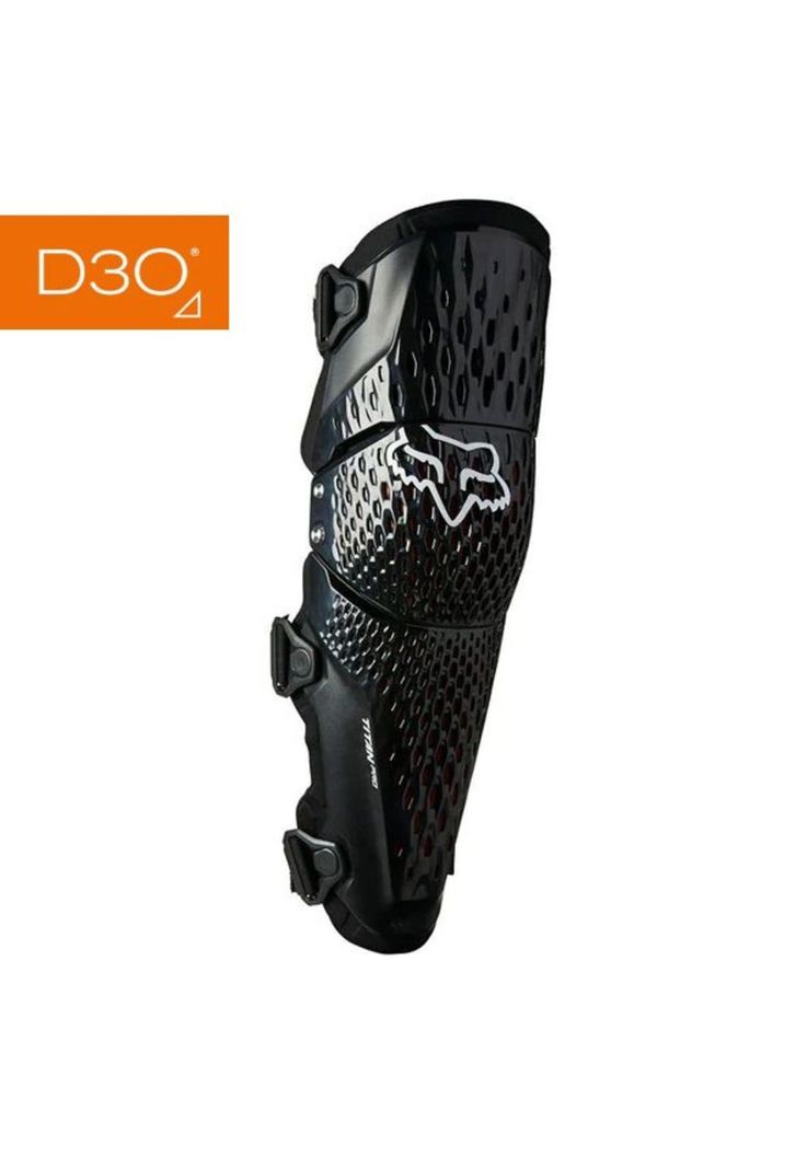 Rodilleras Moto Titan Pro D3O Negro Fox-0