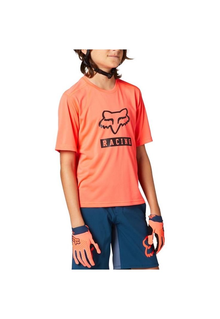 Polera Bicicleta Niño Ranger Rojo Fox-0