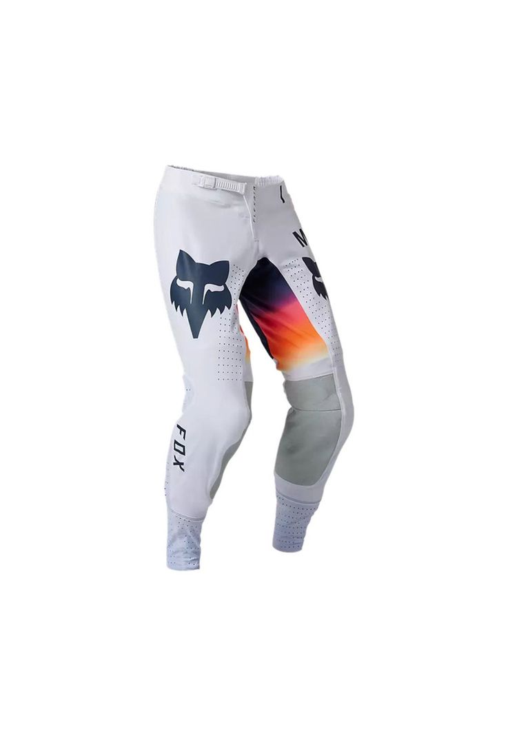 Pantalon Moto Flexair Ryvr Edicion Limitada Blanco/Azul/Rosado Fox-0