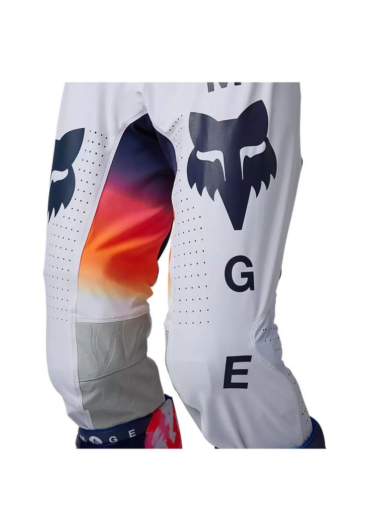Pantalon Moto Flexair Ryvr Edicion Limitada Blanco/Azul/Rosado Fox-4