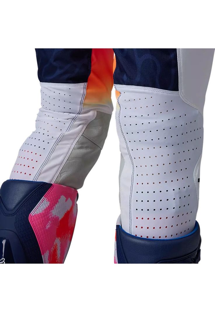 Pantalon Moto Flexair Ryvr Edicion Limitada Blanco/Azul/Rosado Fox-6
