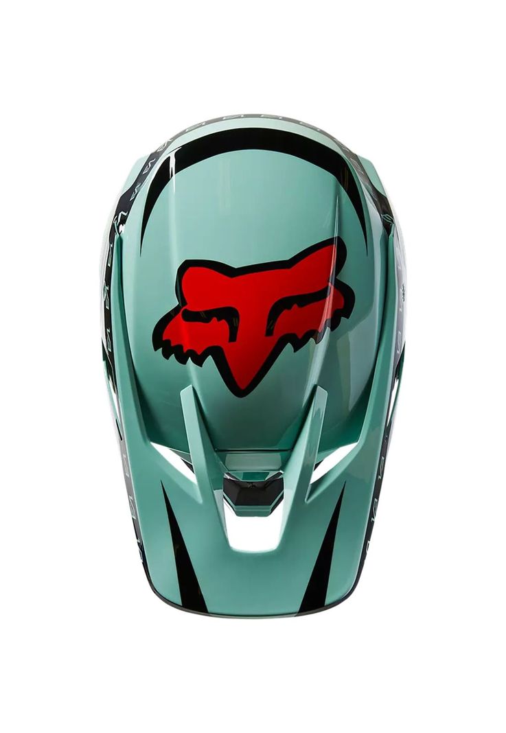 Casco Moto V3 RS DVIDE Verde Agua Fox-2