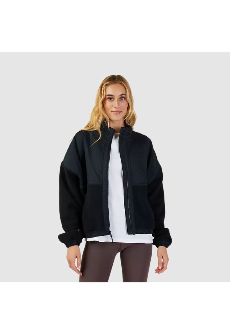 Chaqueta Lifestyle Mujer Survivalist Sherpa Negro Fox-1