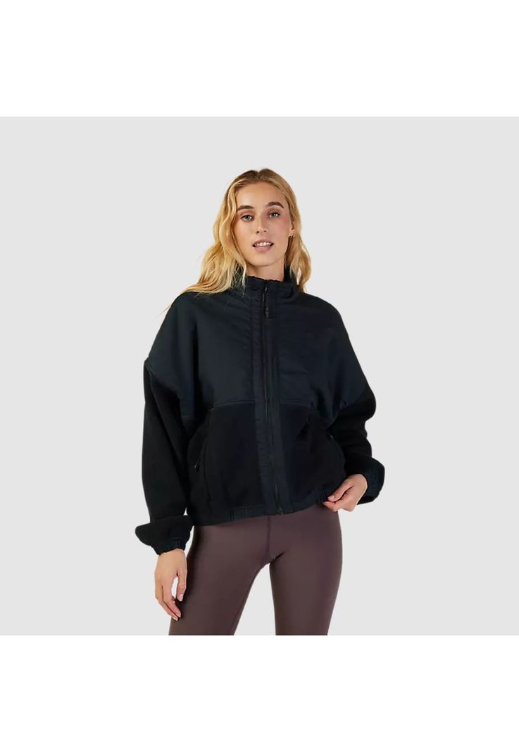 Chaqueta Lifestyle Mujer Survivalist Sherpa Negro Fox-3