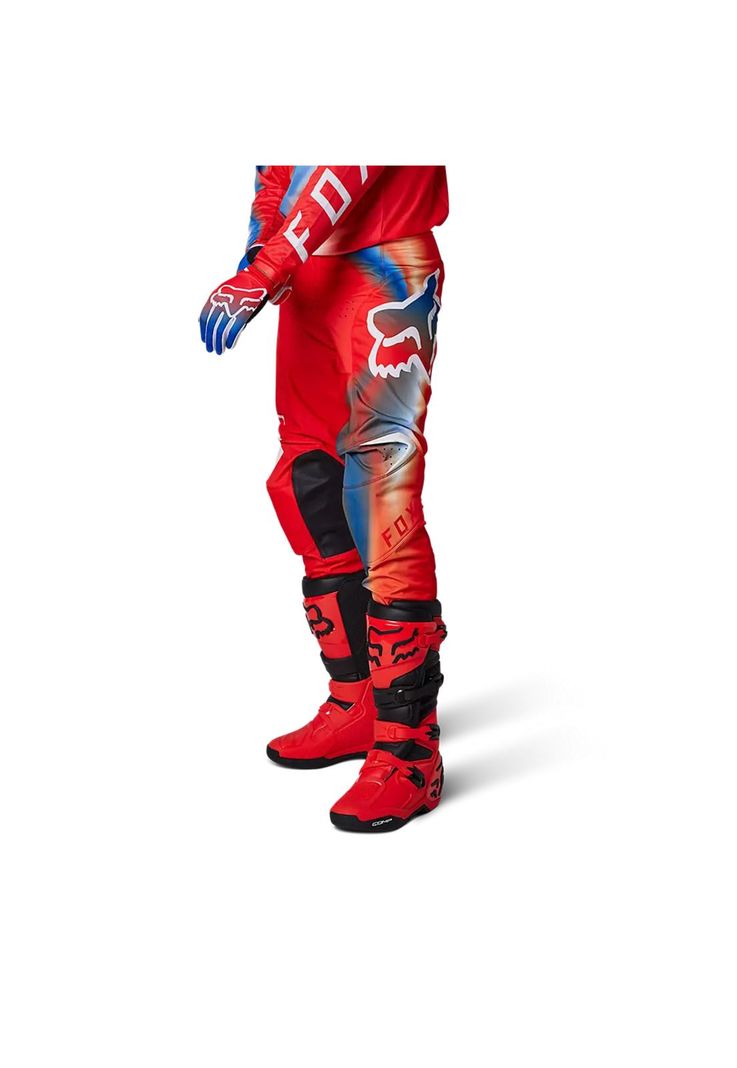 Pantalon Moto 180 Toxsyk Rojo Fox-1