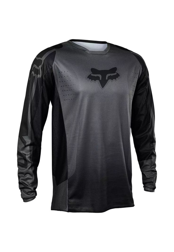 Polera Moto 180 Leed Gris/Negro Fox-0