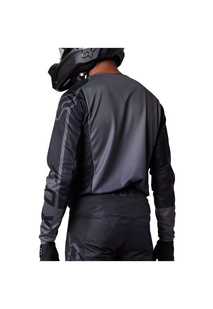 Polera Moto 180 Leed Gris/Negro Fox-2