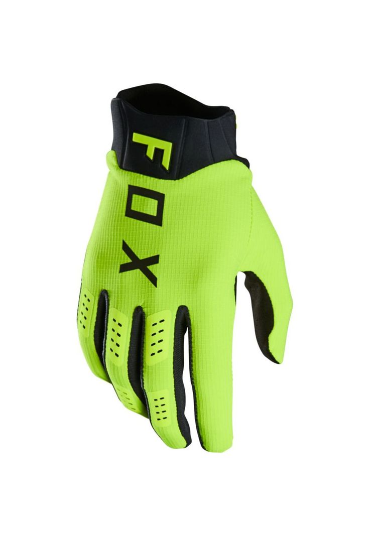 Guantes Moto Flexair Amarillo Fox-0