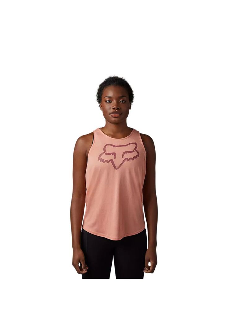 Polera Lifestyle Mujer Boundary Sin Mangas Salmon Fox-0