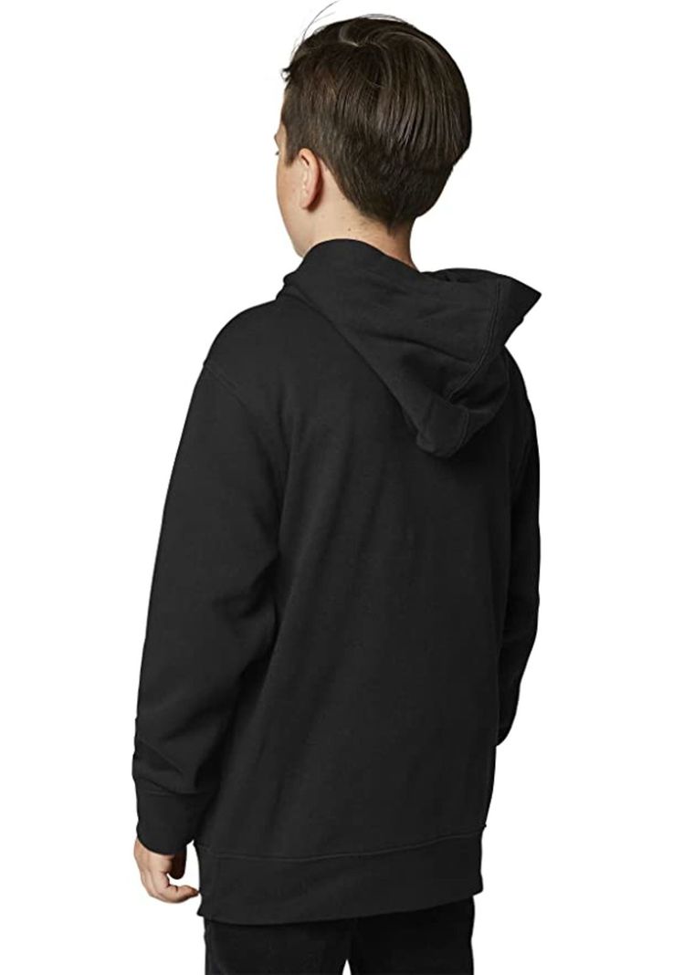 Poleron Lifestyle Niño Pinnacle Pullover Hoodie Negro Fox-1