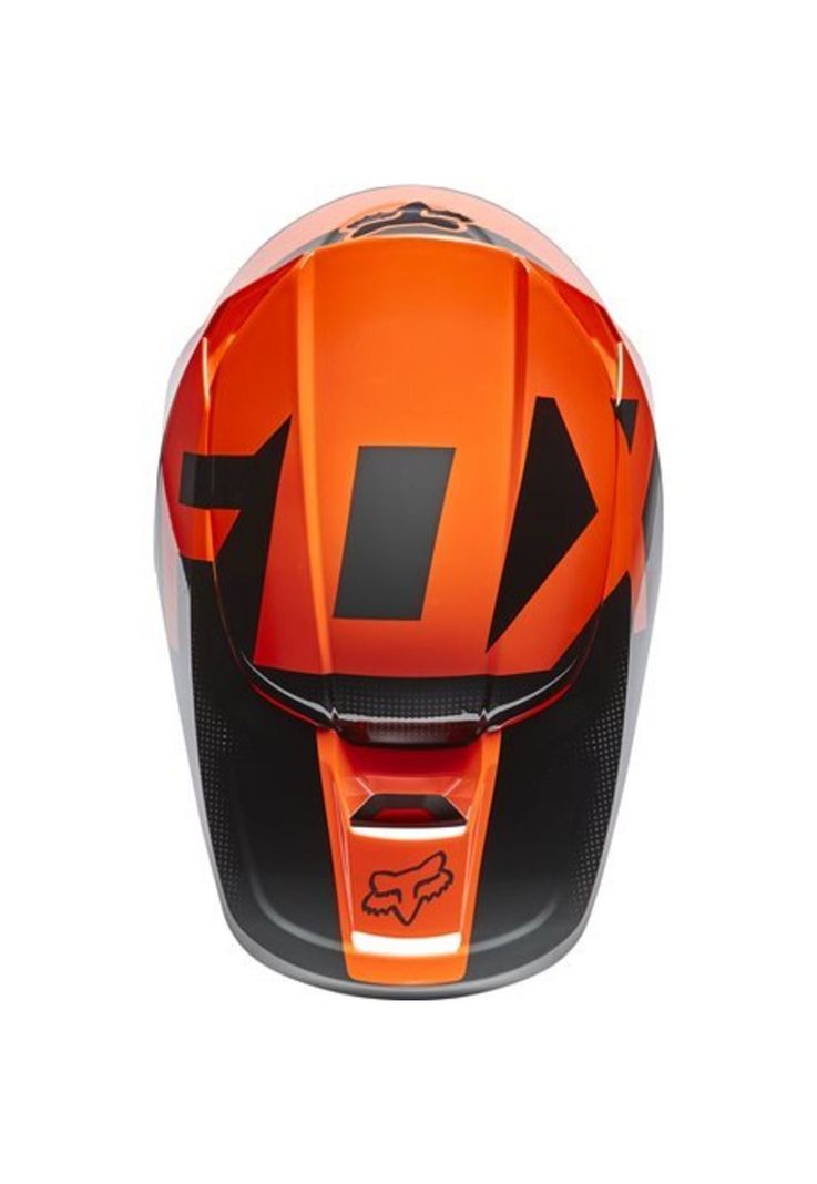 Casco Moto Niño V1 Dier Ece Naranjo Fox-2