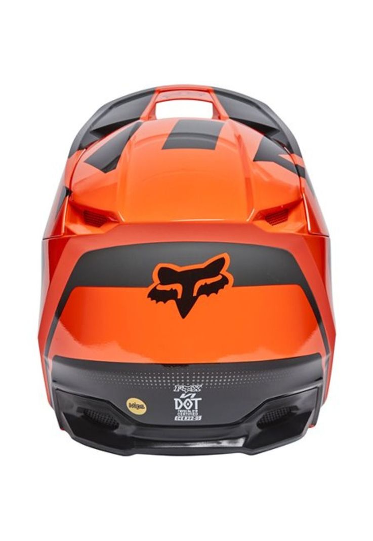 Casco Moto Niño V1 Dier Ece Naranjo Fox-3