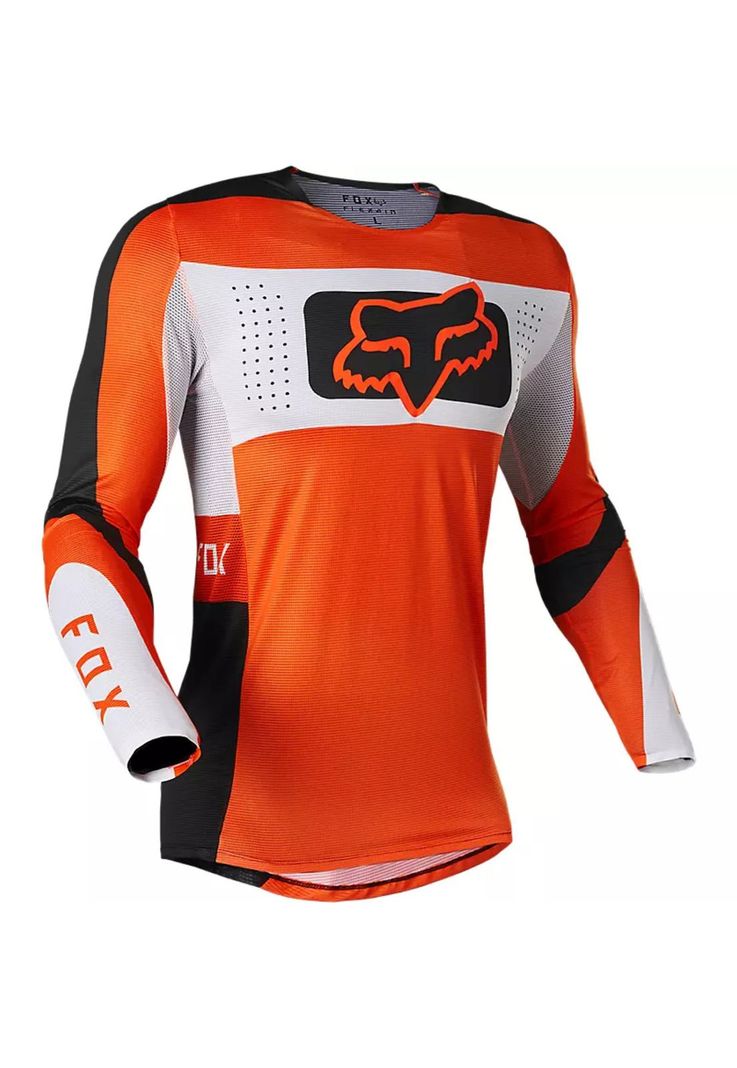 Polera Moto Flexair Mirer Naranjo Fox-0