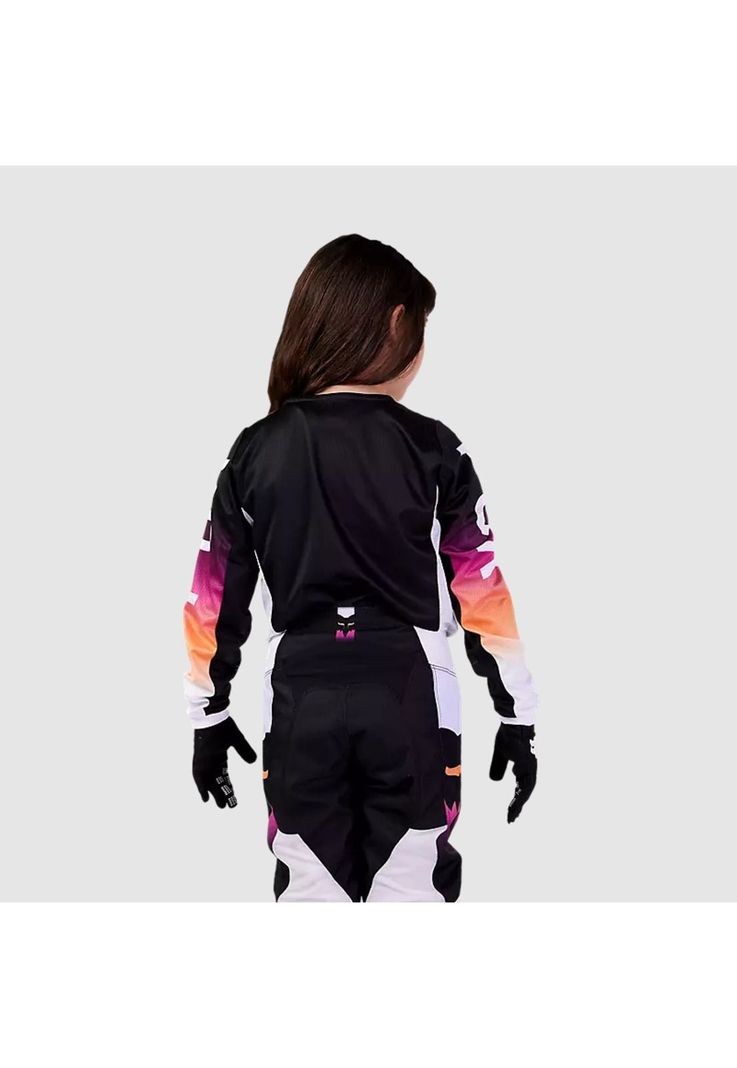 Pantalon Moto Niña 180 Flora Negro/Rosado Fox-3