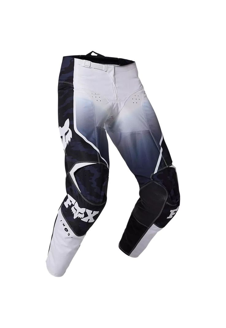 Pantalon Moto 180 Nuklr Azul/Blanco Fox-0