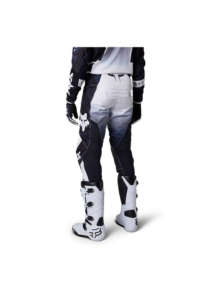 Pantalon Moto 180 Nuklr Azul/Blanco Fox-2