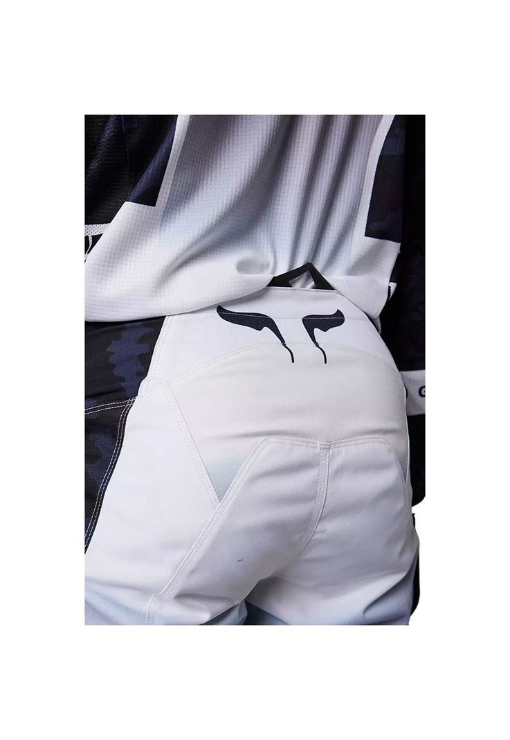 Pantalon Moto 180 Nuklr Azul/Blanco Fox-4