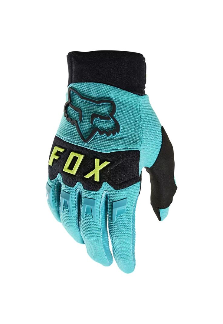 Guantes Bicicleta Dirtpaw Celeste Fox-0