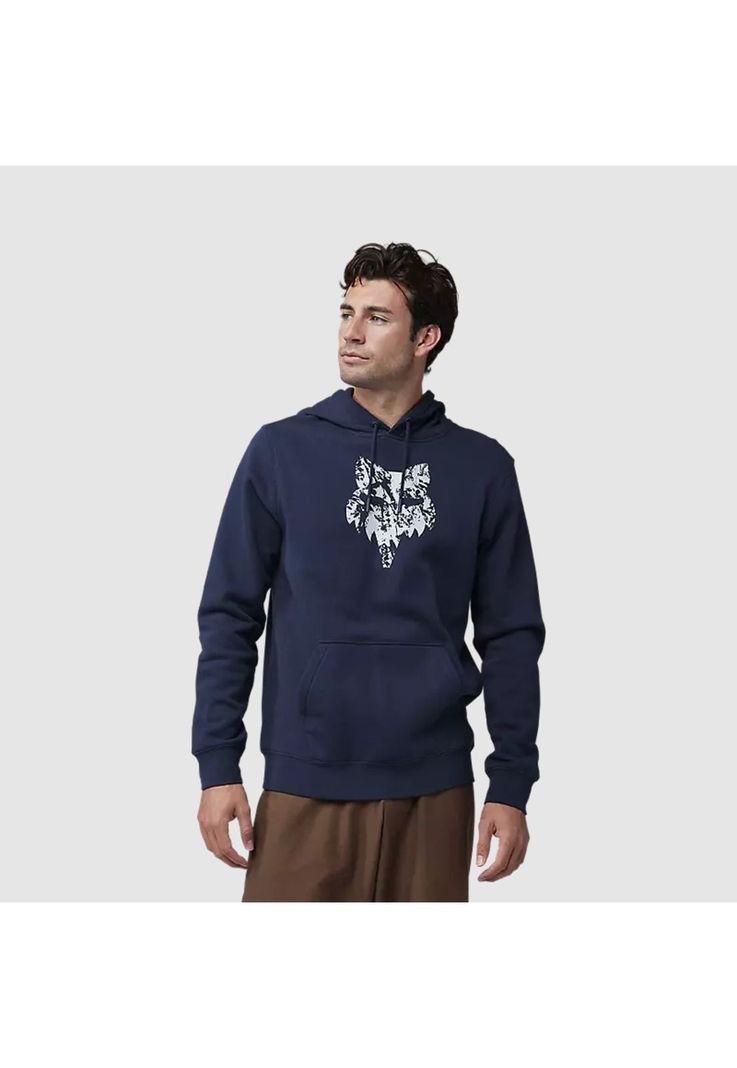 Poleron Lifestyle Canguro The World Azul Marino Fox-2
