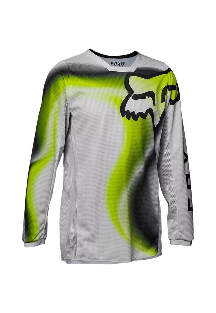 Polera Moto Niño 180 Toxsyk Amarillo Fox-0