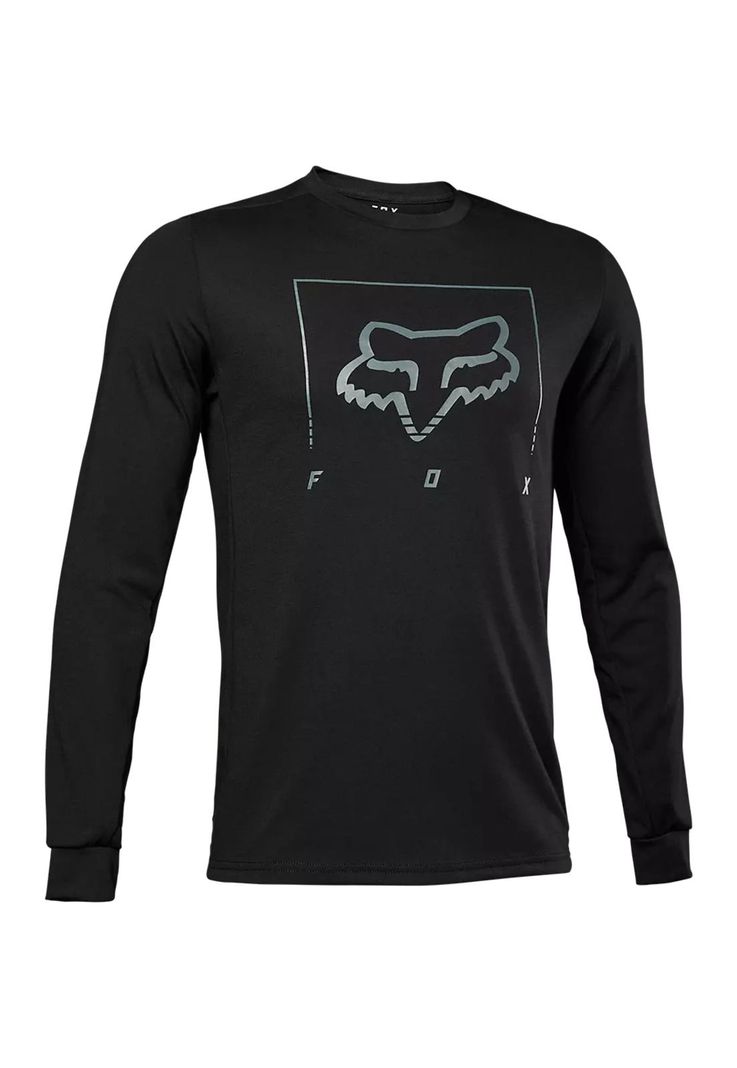 Polera Bicicleta Ranger Tred Drirelease Manga Larga Negro Fox