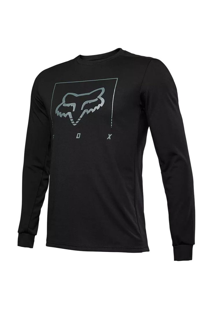 Polera Bicicleta Ranger Tred Drirelease® Manga Larga Negro Fox-2