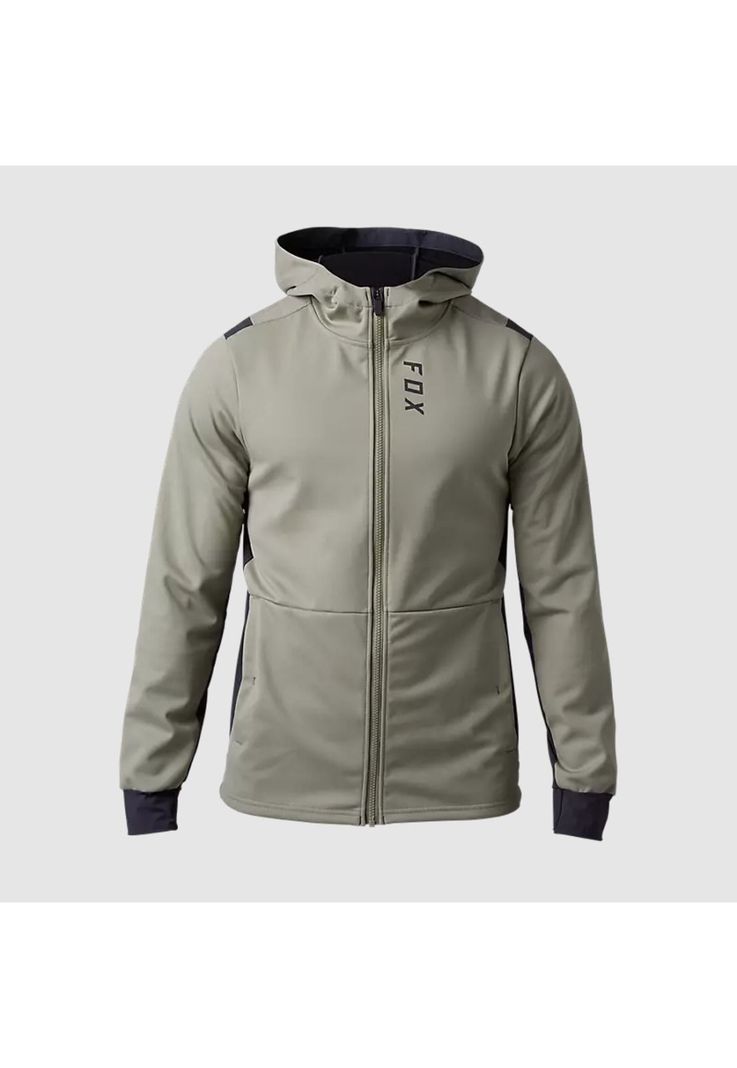 Chaqueta Moto Defend Drive Windbloc® Zip Beige Fox-0