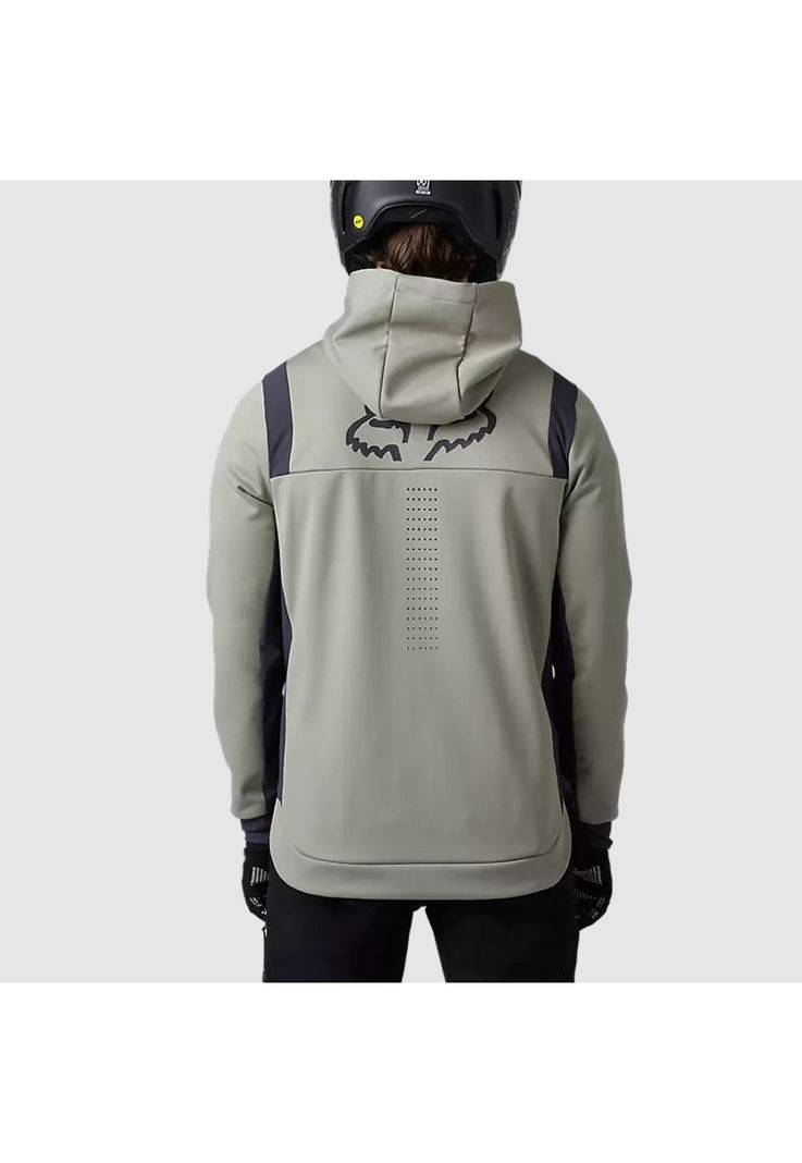 Chaqueta Moto Defend Drive Windbloc® Zip Beige Fox-2