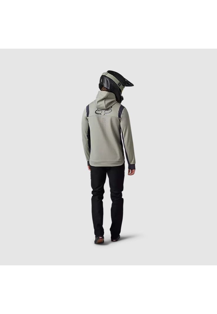 Chaqueta Moto Defend Drive Windbloc® Zip Beige Fox-8
