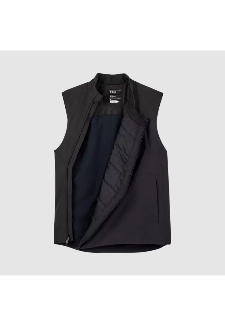 Chaqueta Moto Cortavientos Ranger Off Road Sin Mangas Negro Fox-1