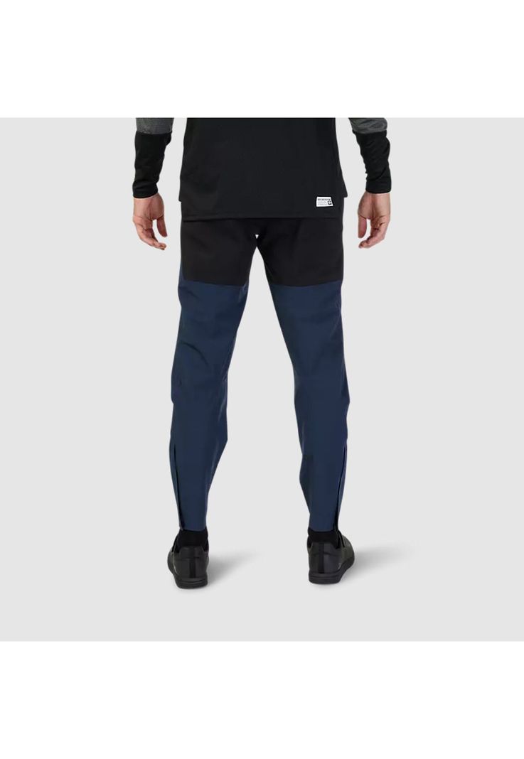Pantalon Bicicleta Defend Impermeable 3L Azul Marino Fox-3