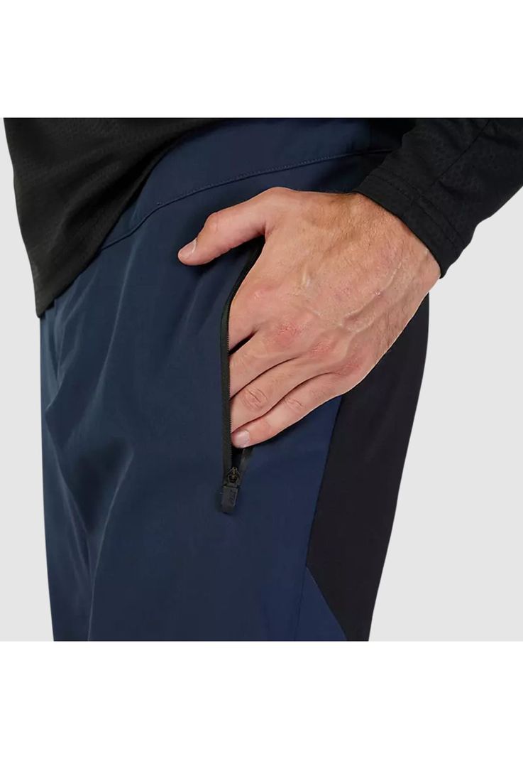 Pantalon Bicicleta Defend Impermeable 3L Azul Marino Fox-7